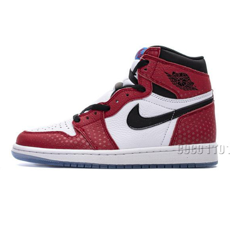 Air Jordan 1 Retro High Spider-Man Origin Story 555088-602