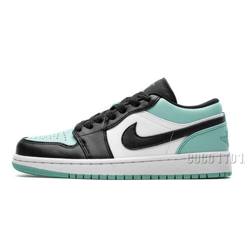 Air Jordan 1 Low Emerald Toe 553558-117