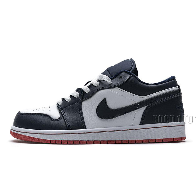 Air Jordan 1 Low Obsidian Ember Glow 553558-481