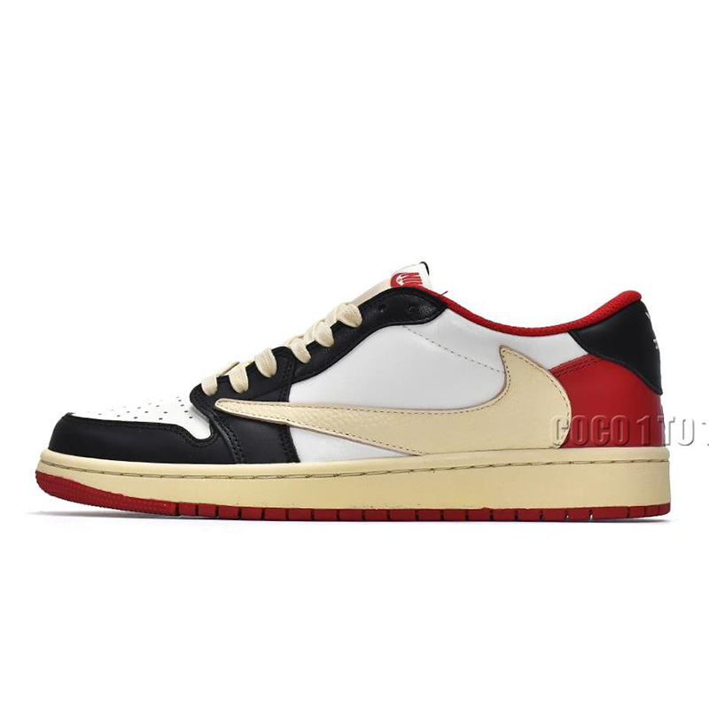 Travis Scott x Air Jordan 1 Low Black Red DM7866-166
