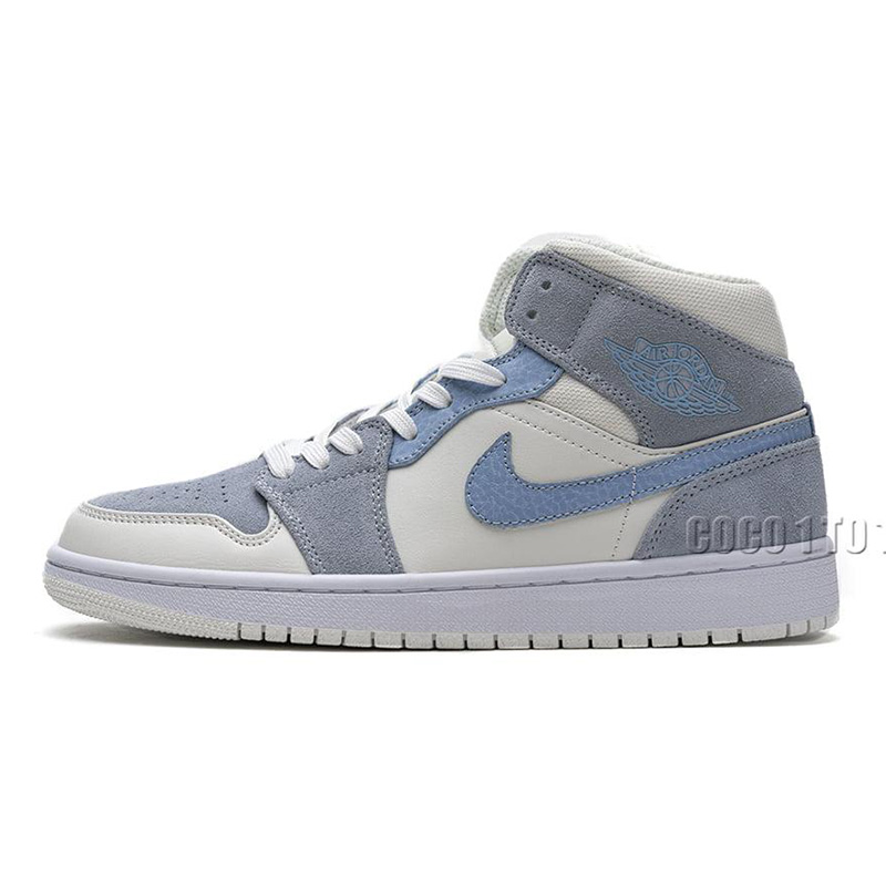 Air Jordan 1 Mid Mixed Textures Blue DA4666-100