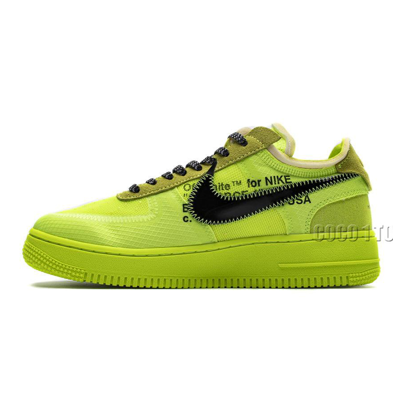 Nike Air Force 1 Low Off-White Volt AO4606-700