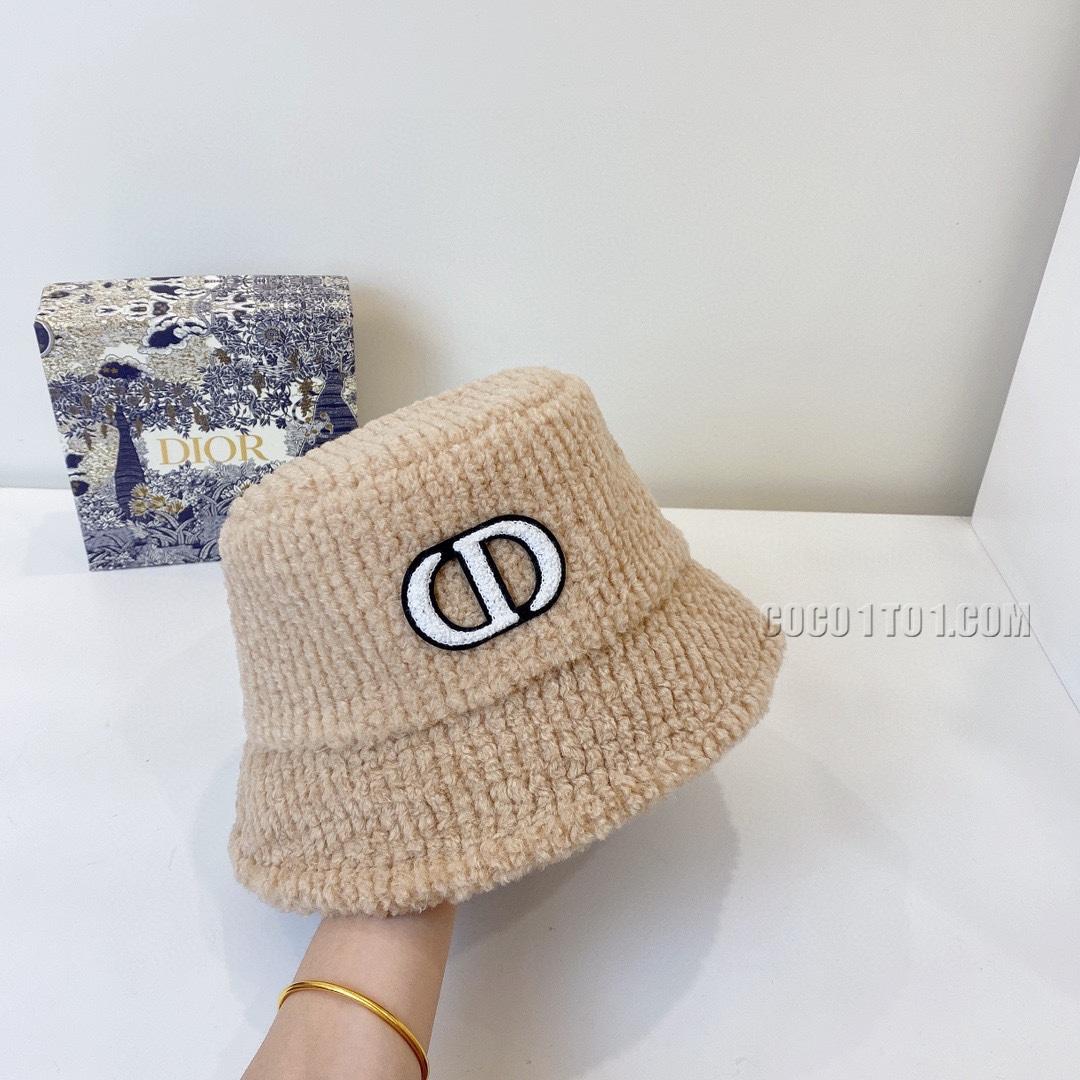 Dior Autumn/Winter New Lamb Wool Fisherman Hat N42501