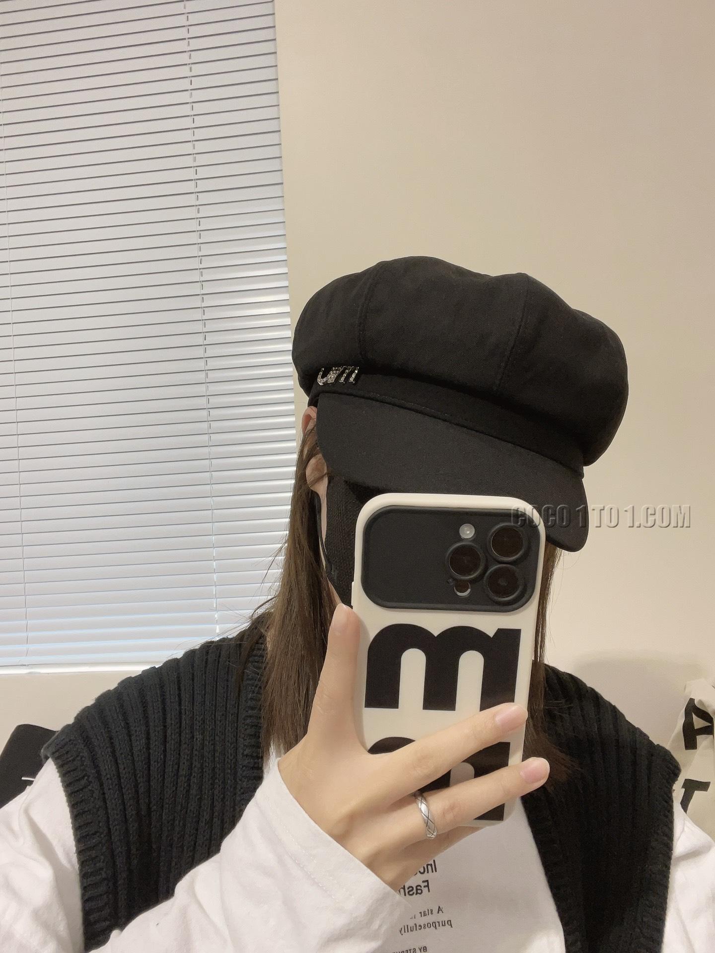 MiuMiu Autumn/Winter New Octagonal Hat N42501