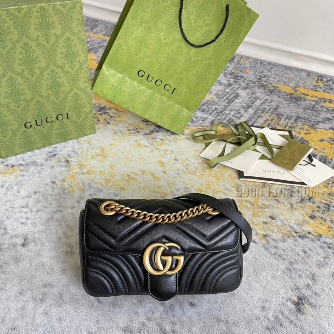 Gucci single shoulder crossbody love chain bag