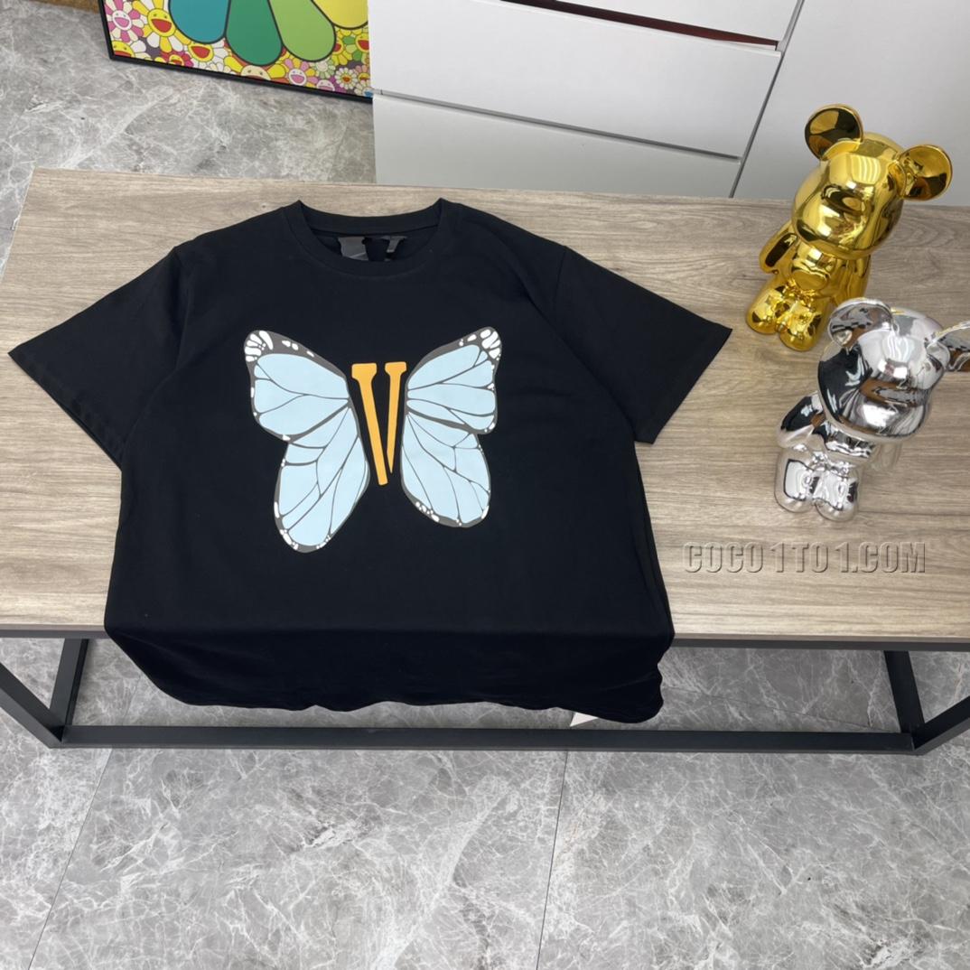 VLONE high-quality butterfly big V short sleeve