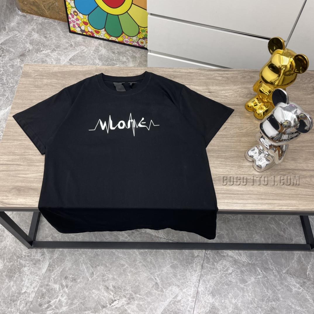 VLONE high-quality electrocardiogram big V short sleeve