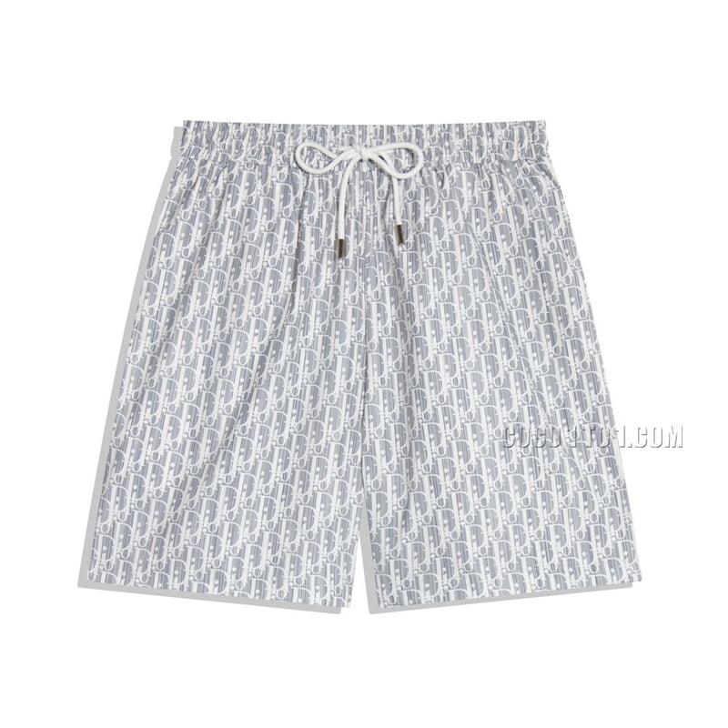 Dior 24ss Classic Series Dior Oblique Print Casual Beach Shorts