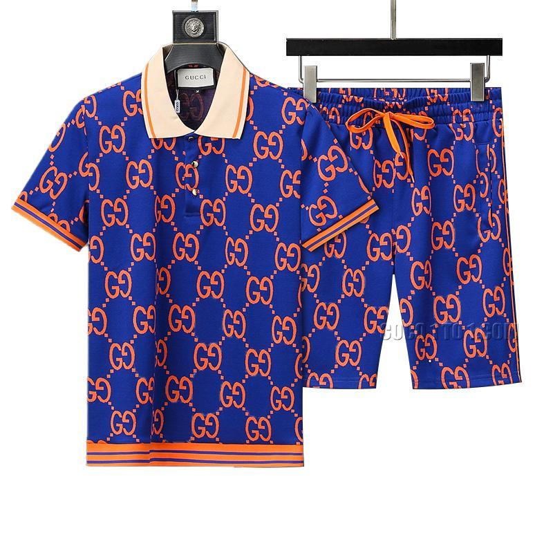Gucci 2024 New Jacquard Short Sleeve Shorts Set