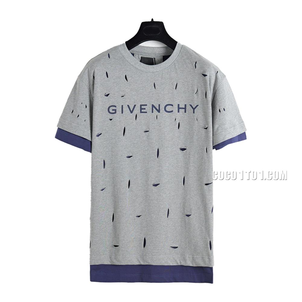 GIVENCHY New ing Short-Sleeve Cotton T-shirt