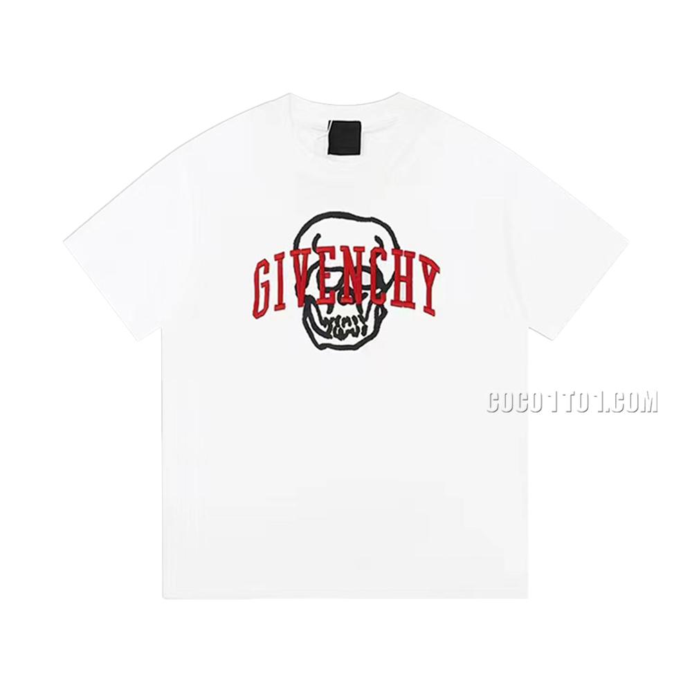 Givenchy 2023 New Recommendation Foamy Print Casual Short-Sleeve T-shirt