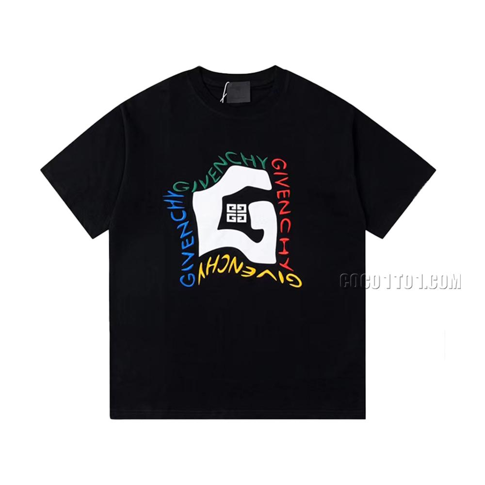 Givenchy 2023 New Recommendation Foamy Print Casual Short-Sleeve T-shirt