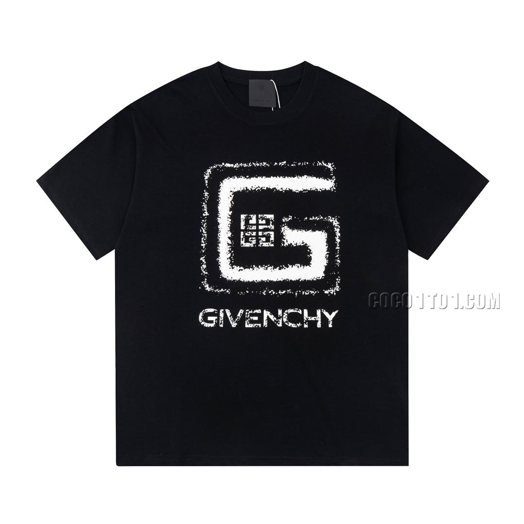 Givenchy 2023 New Recommendation Foamy Print Casual Short-Sleeve T-shirt