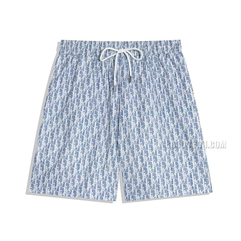 Dior 24ss Classic Series Dior Oblique Print Casual Beach Shorts