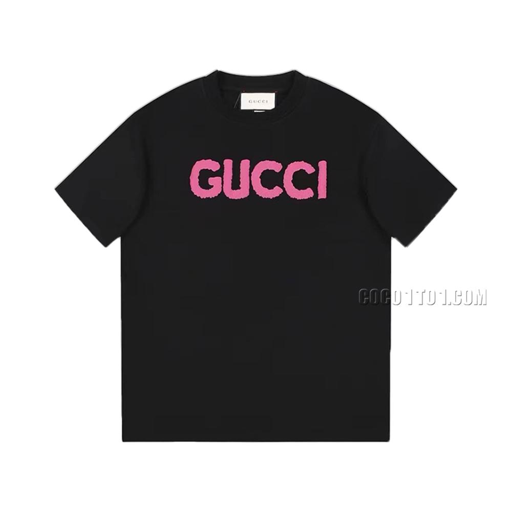 Gucci New Print Foamed Round Neck T-shirt N42301
