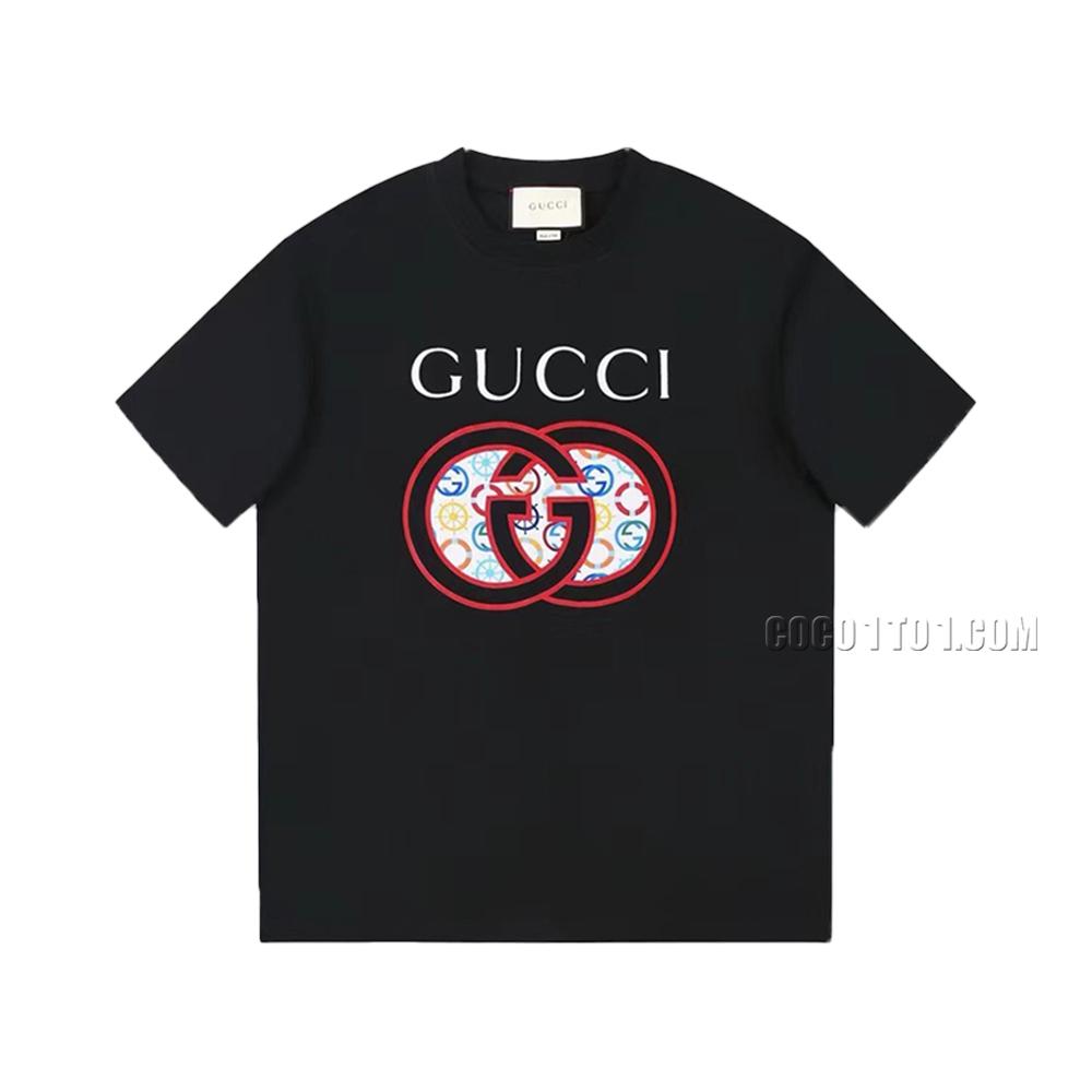 Gucci New Digital Print Short-Sleeved T-shirt N42301