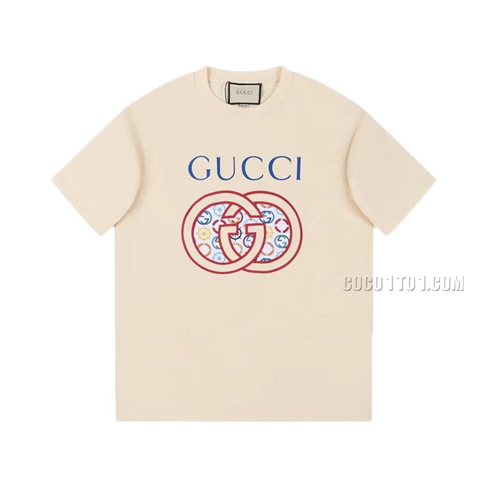 Gucci New Digital Print Short-Sleeved T-shirt N42301