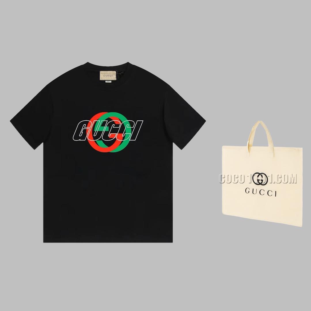 Gucci New Logo Printed Short-Sleeved T-shirt N42301