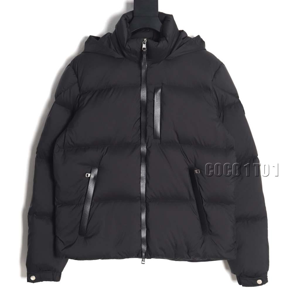 MONCLER Mouth MouthMoncler Mouth Mouth 23FW BESBRE Leather Zipper Short Down_CM_1