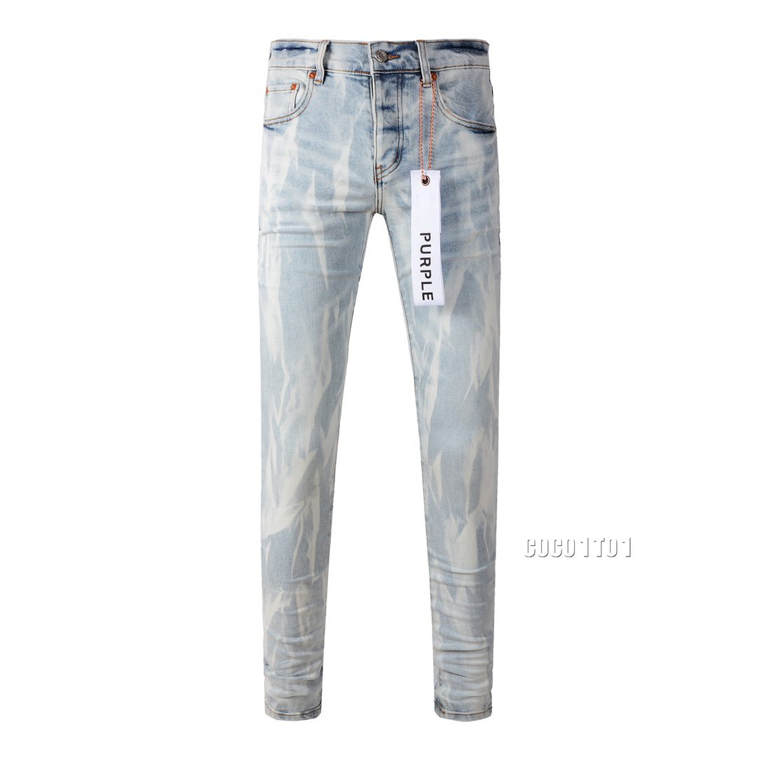 2024 Hot New purple brand men's Spash-INK personality fashion jeans