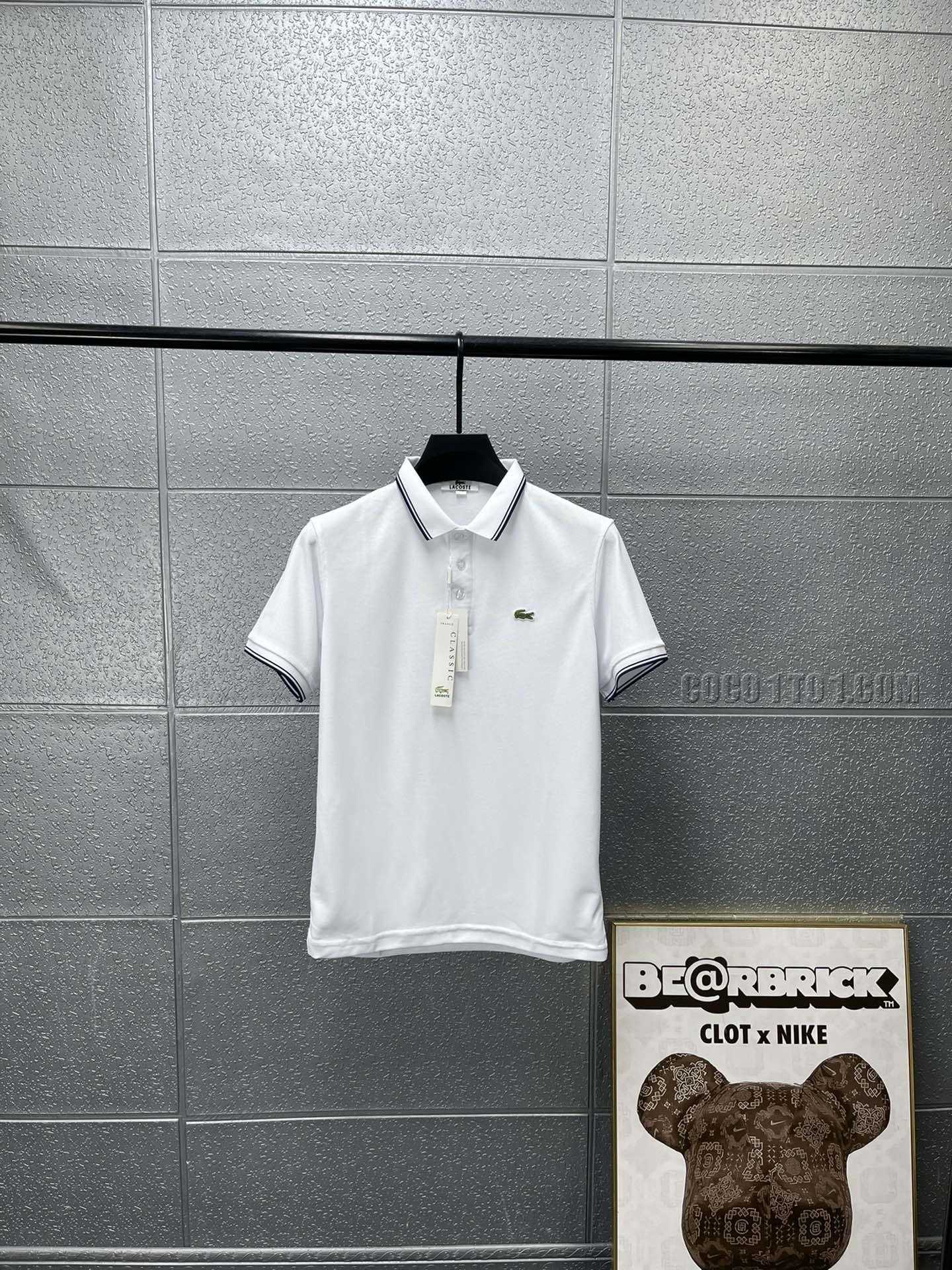 Lacoste Summer Casual Crocodile Embroidered Short Sleeve Polo Shirt N051401