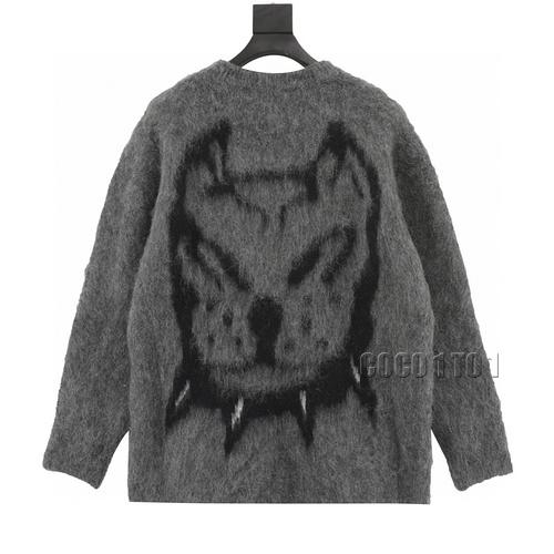 GIVENCHY Dog Head Mohair Sweater