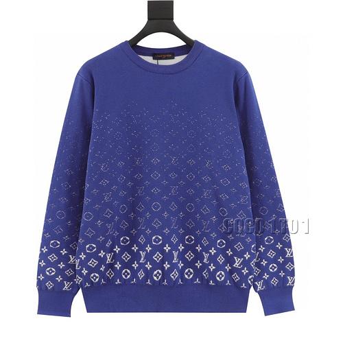 LV Gradient Crewneck Knitted Sweater