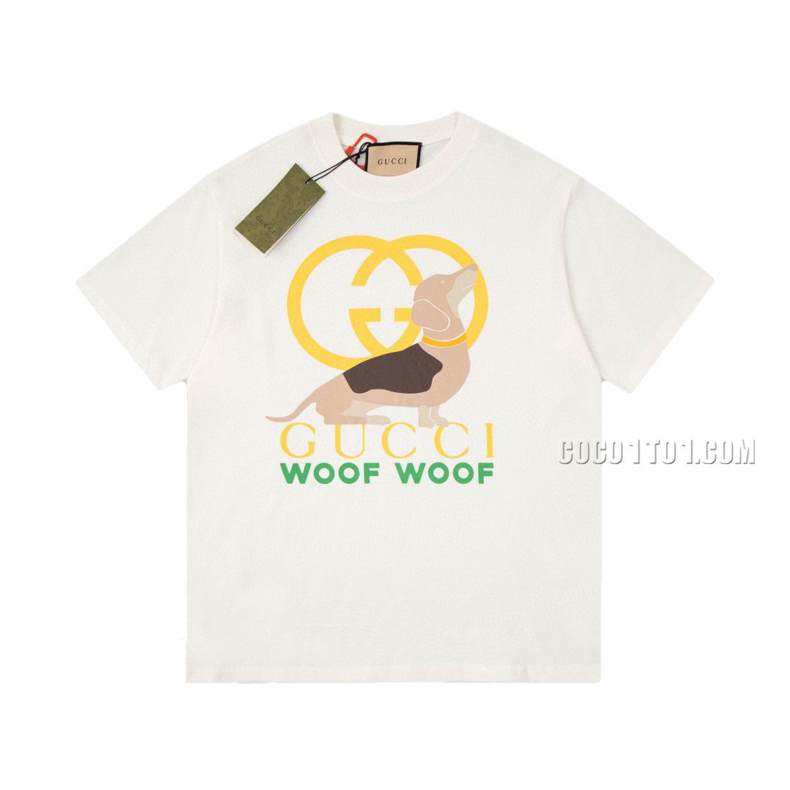 Gucci Spring/Summer 'Woof Woof' Printed Cotton T-shirt N42301