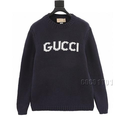 GUCCI Front Jacquard Crewneck Sweater