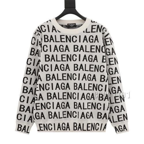 Balenciaga Wool Barrage Crewneck Sweater