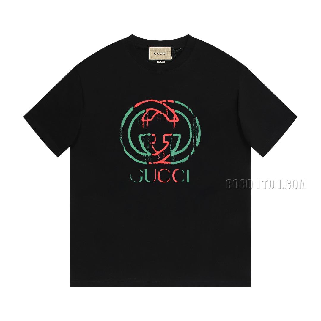 Gucci New Logo Printed Short-Sleeved T-shirt N42301