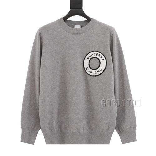 Burberry BBR Towel Embroidered Crewneck Sweater