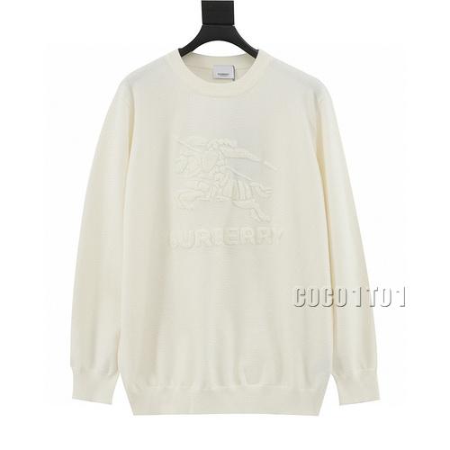 Burberry BBR Towel Embroidered Warhorse Knit Sweater