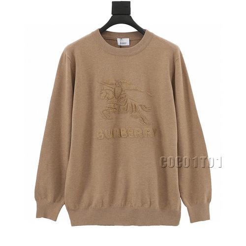 Burberry BBR Towel Embroidered Warhorse Knit Sweater