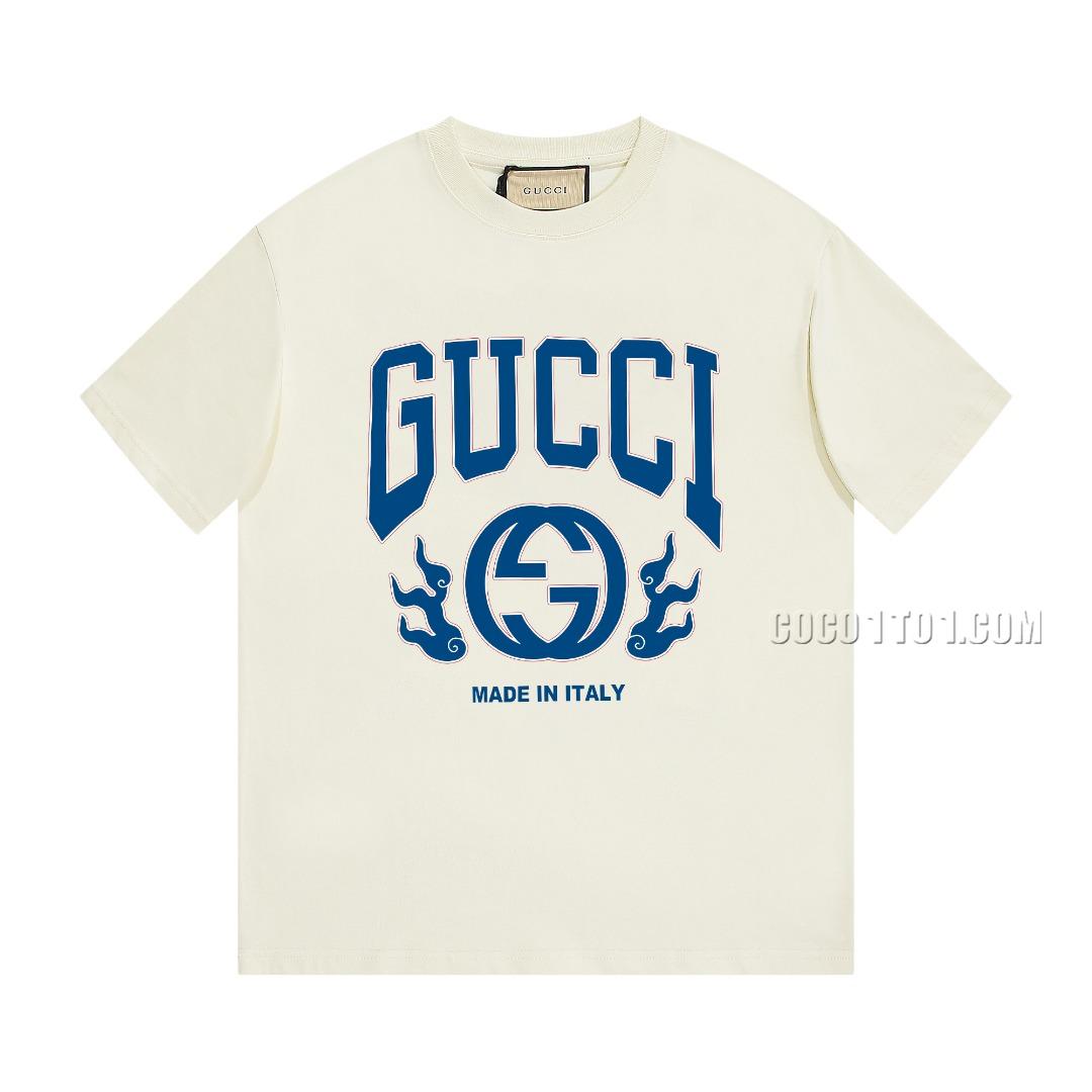 Gucci New Logo Printed Short-Sleeved T-shirt N42301