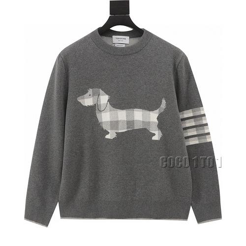 THOM BROWNE Small Dog Crewneck Sweater