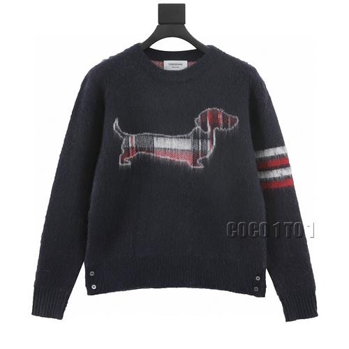 THOM BROWNE Dog Mohair Sweater