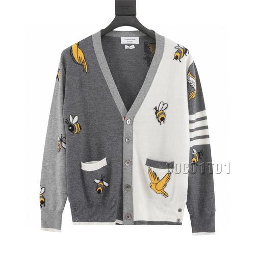 THOM BROWNE Small Bee Cardigan Sweater