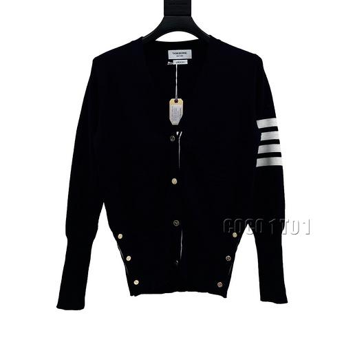 THOM BROWNE Color-Woven Four-Button Cardigan