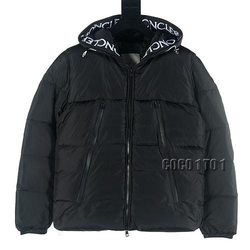 Moncler Hooded templon embroidered ribbonDown Jacket