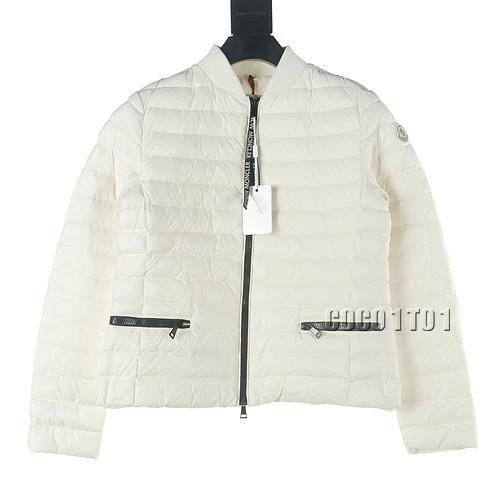 Moncler Women's BLENCA Series Stand Collar Lightweight Woven Strap Down Jacket