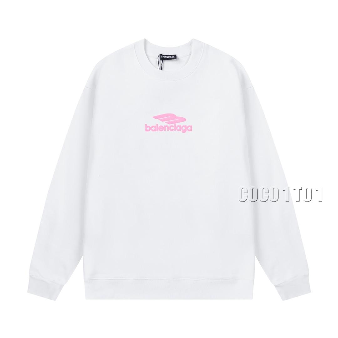 Balenciaga Foam Letter Logo Crewneck Sweatshirt