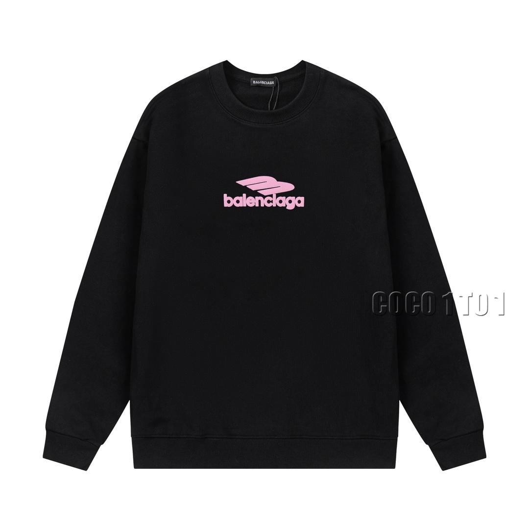Balenciaga Foam Letter Logo Crewneck Sweatshirt