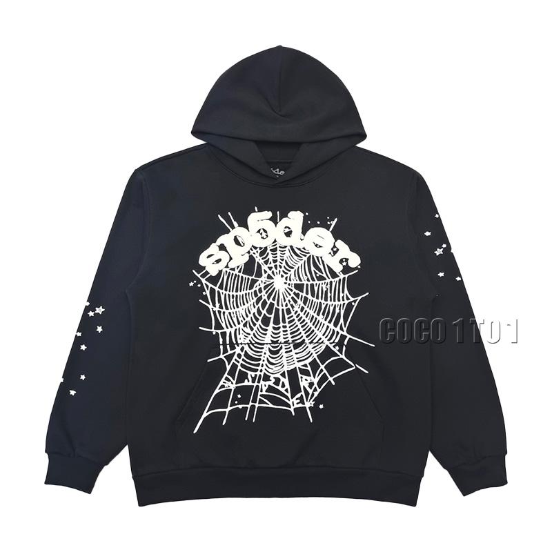 SP5DER Black OG Hoodie