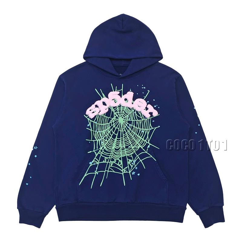 SP5DER Navy OG Hoodie