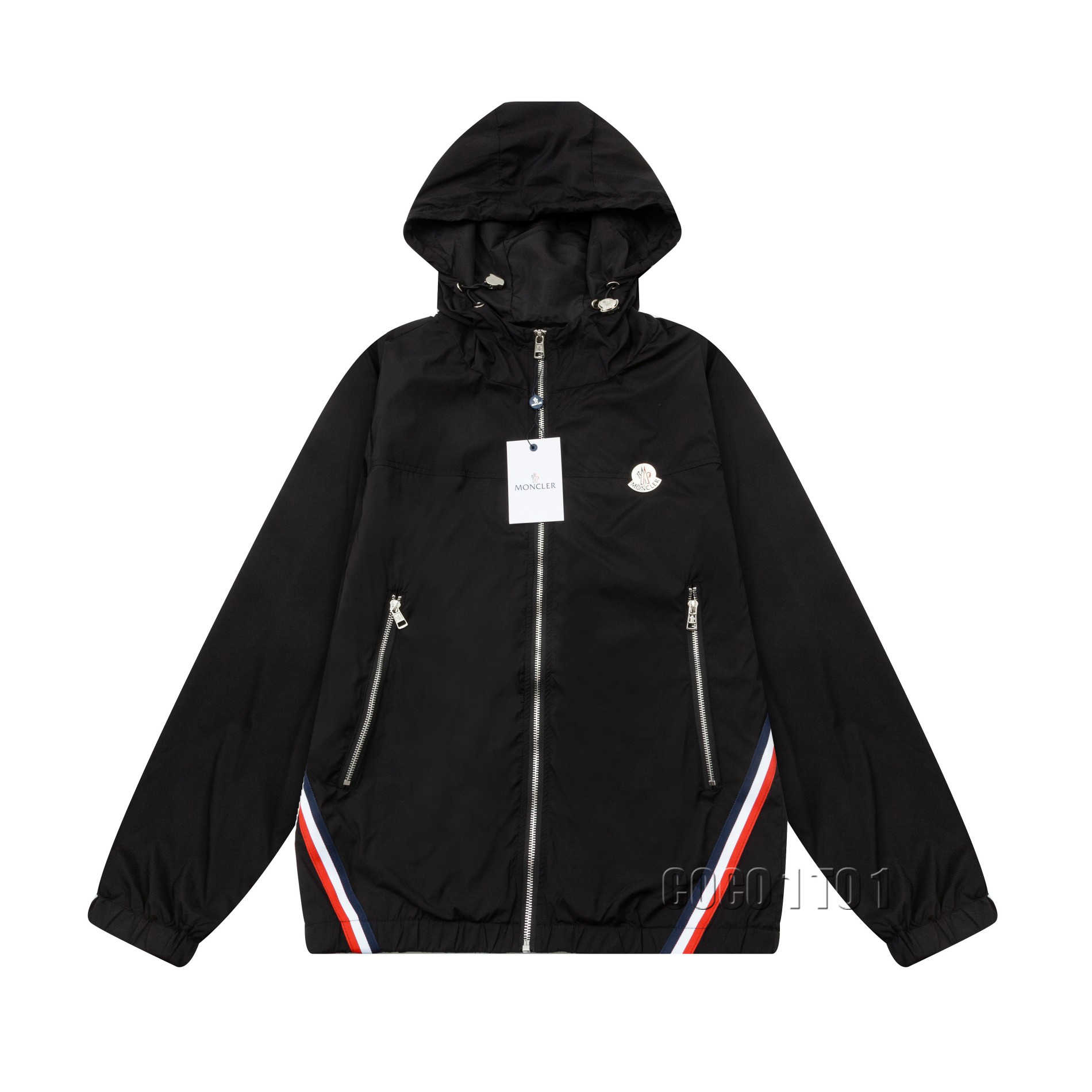 MONCLER Hooded Jacket Black