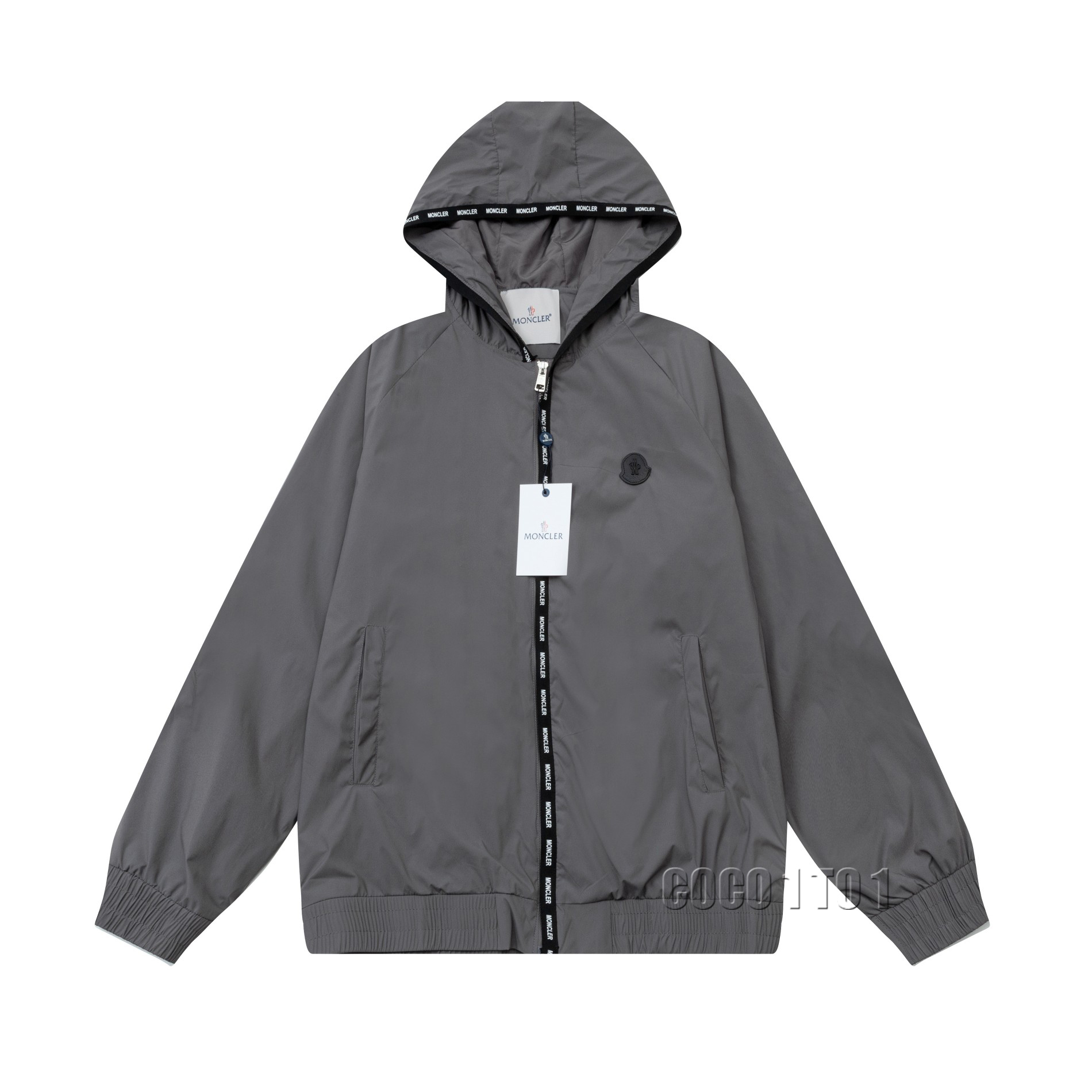 MONCLER Nylon Jacket Gray
