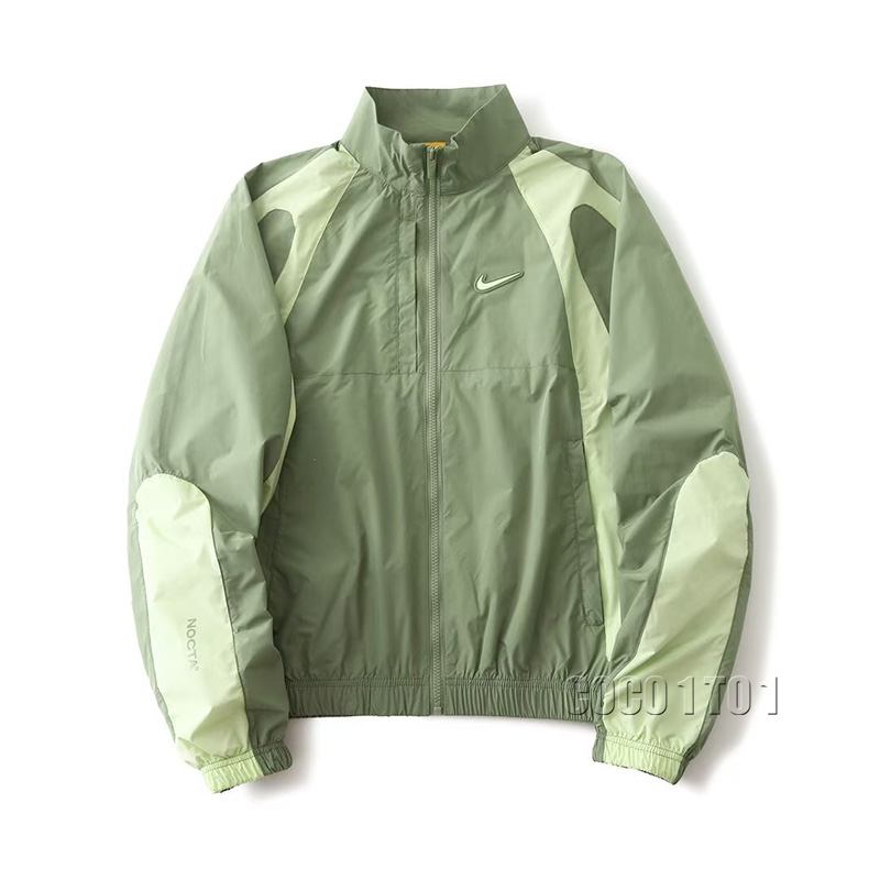 Nike × Drake NOCTA Color-Blocked Stand Collar Jacket Green
