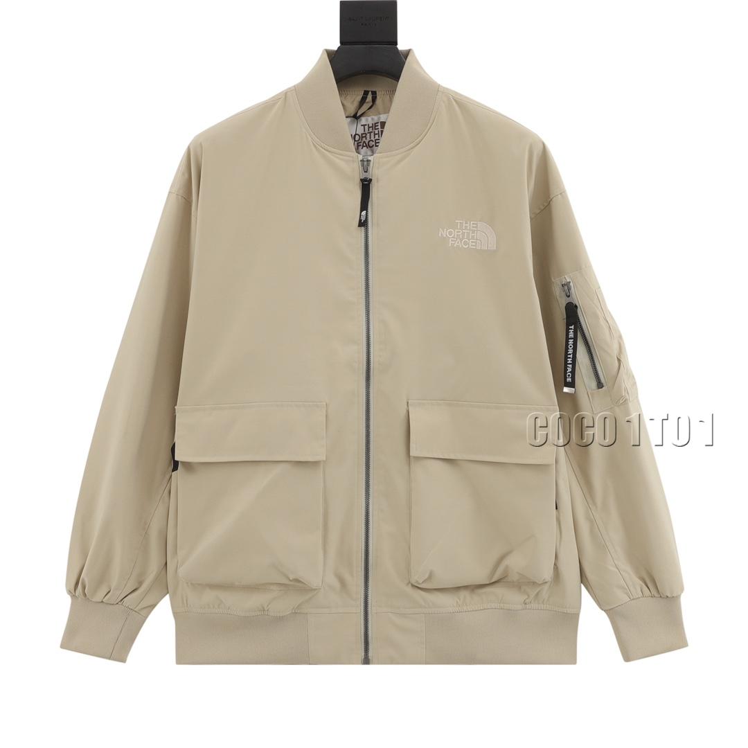 THE North Face Solid Color Zipper Functional Outdoor Jacket