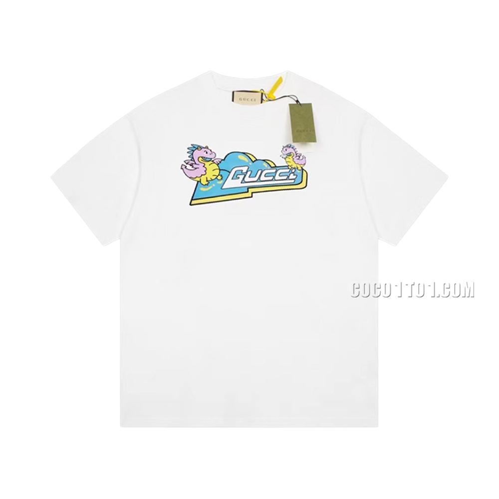 Gucci Year of the Dragon Limited Edition Cartoon Short Sleeve T-shirt N42301